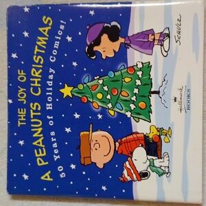The Joy Of A Peanuts Christmas Book, 50 Years Of Comics, Hallmark, 2000
